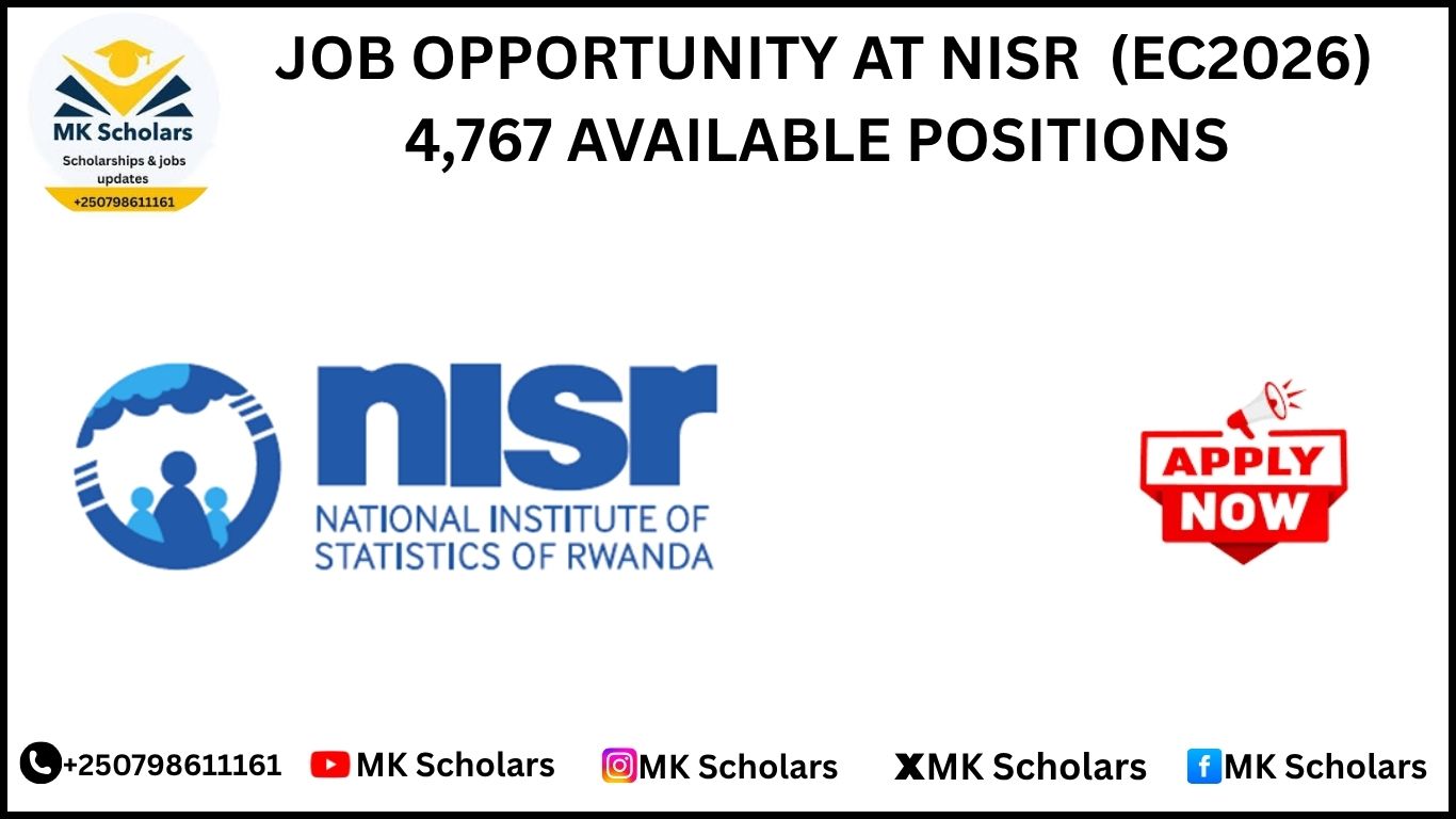 JOB OPPORTUNITY AT NISR 2026 (EC2026)